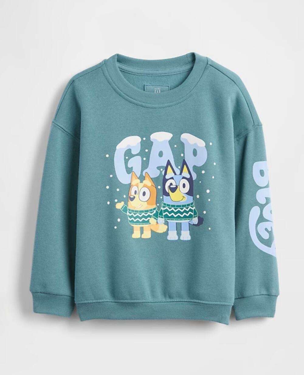 NEW GAP Baby Toddler Vintage Soft Bluey Graphic Sweatshirt 18-24 Months